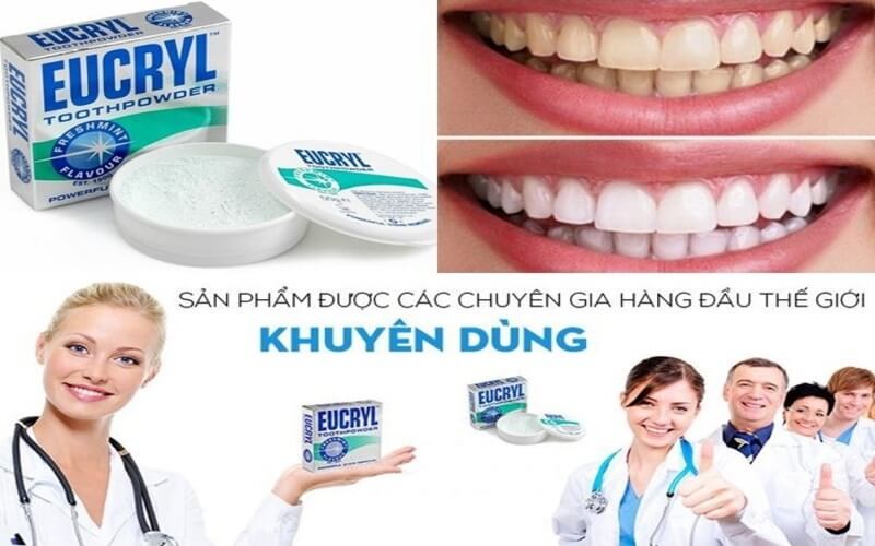 Bột tẩy trắng răng Eucryl